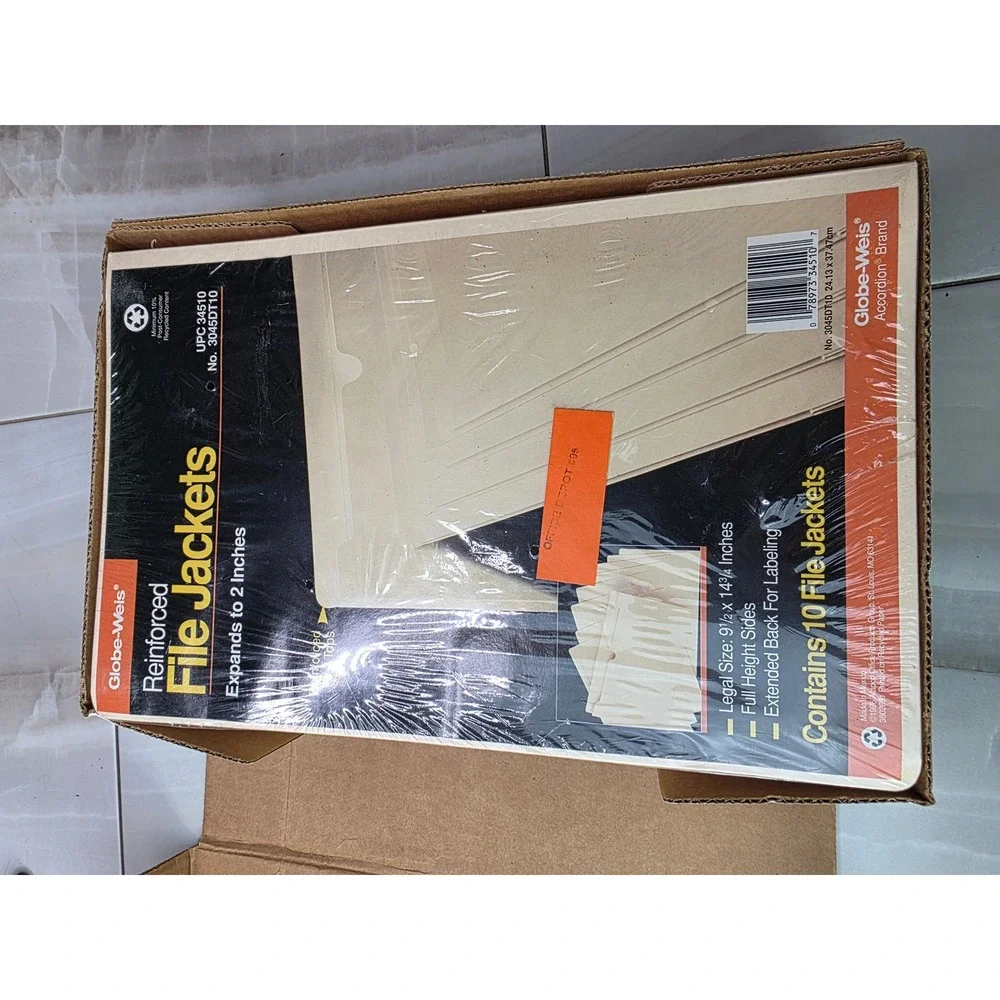 Pendaflex Essentials File Folders 150ct & Globe-Weis File Jackets 10ct Legal